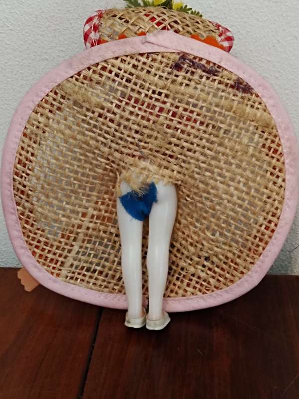 Vintage Folk Art Doll: Souvenir of Florida
