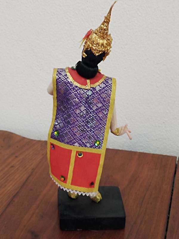 Vintage Folk Art Doll: Thailand doll