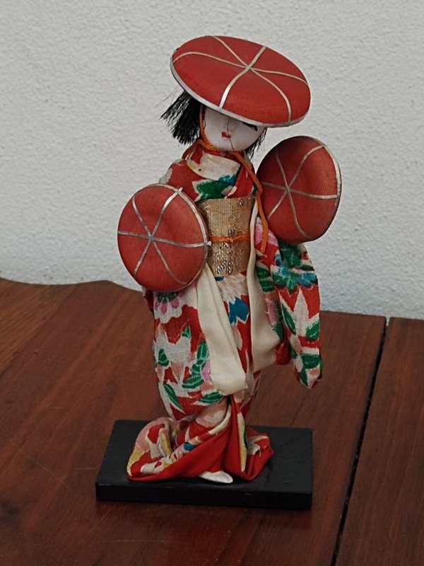Vintage Folk Art Doll: National Doll Japan