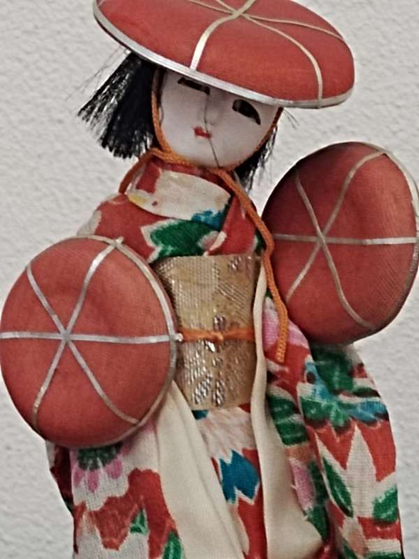Vintage Folk Art Doll: National Doll Japan