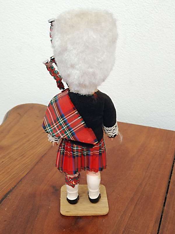 Vintage Folk Art Doll: Scottish