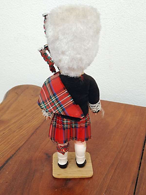 Vintage Folk Art Doll: Scottish