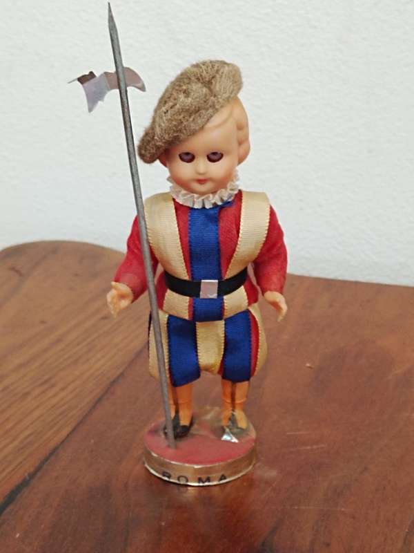 Vintage Folk Art Doll: Roma