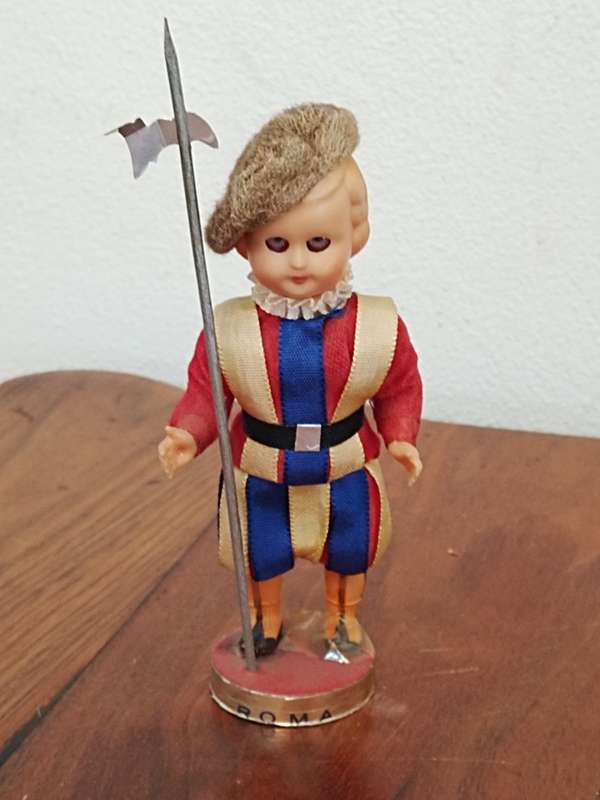 Vintage Folk Art Doll: Roma