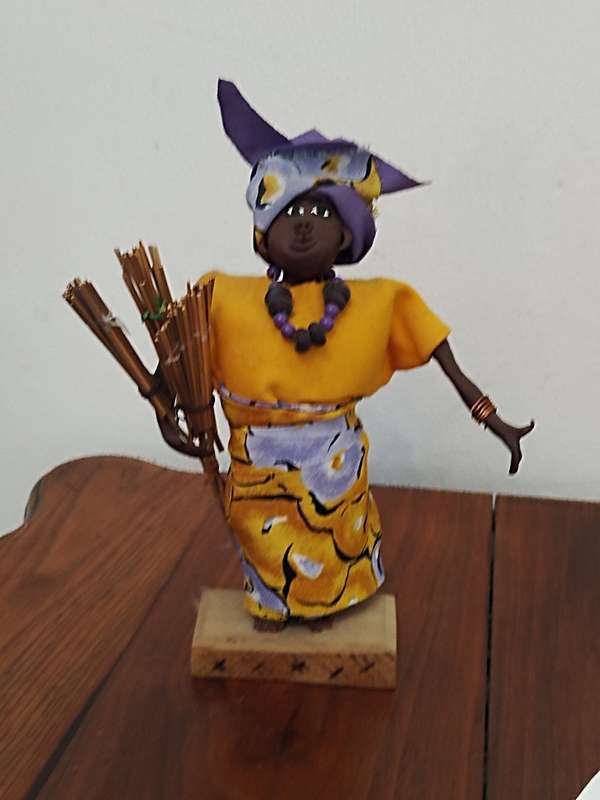Vintage Folk Art Doll: Mabula