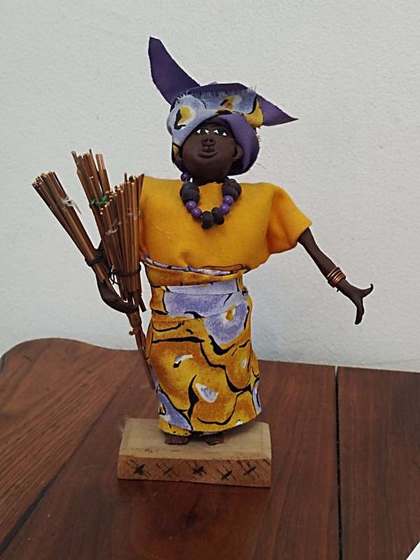 Vintage Folk Art Doll: Mabula