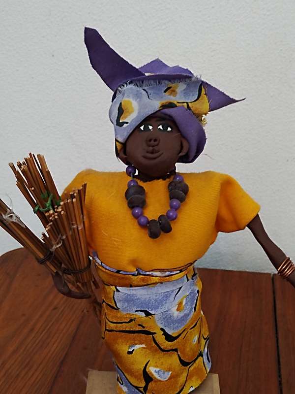 Vintage Folk Art Doll: Mabula