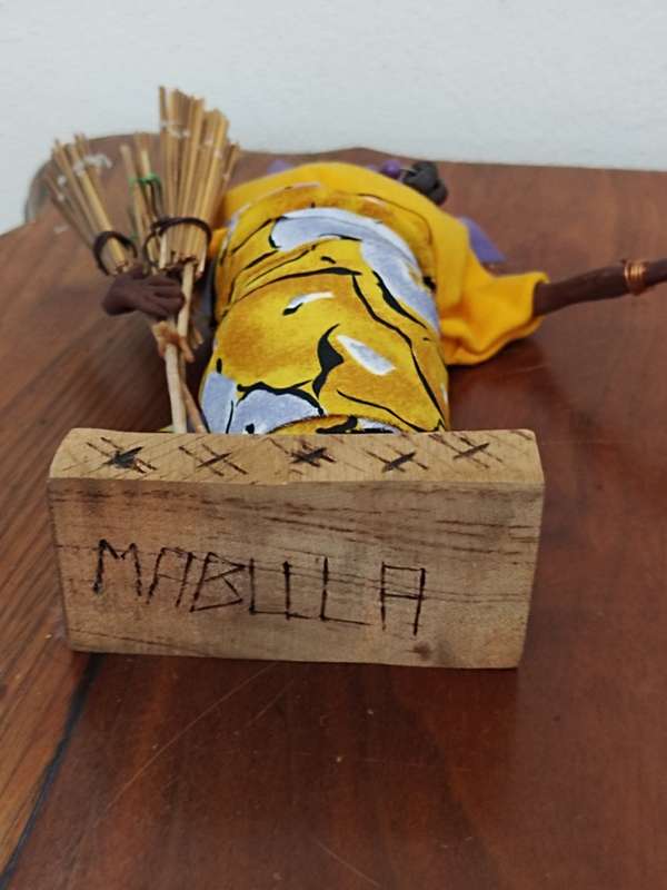 Vintage Folk Art Doll: Mabula