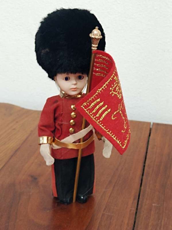 Vintage Folk Art Doll: England Queens Guard