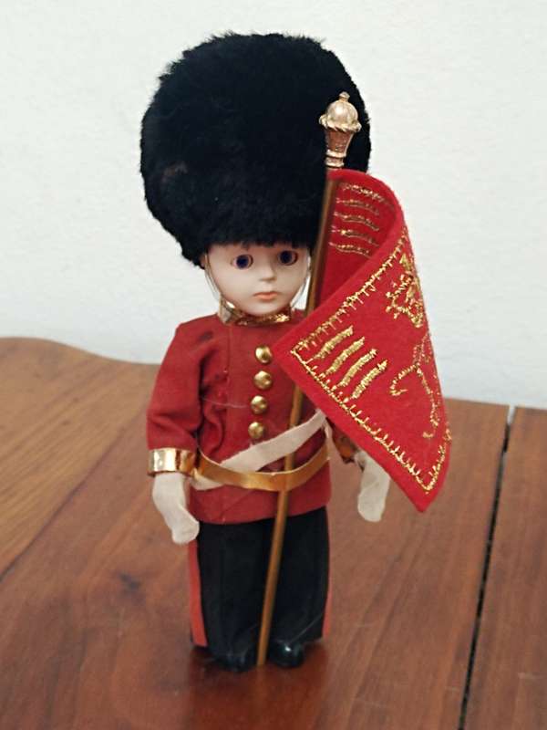Vintage Folk Art Doll: England Queens Guard