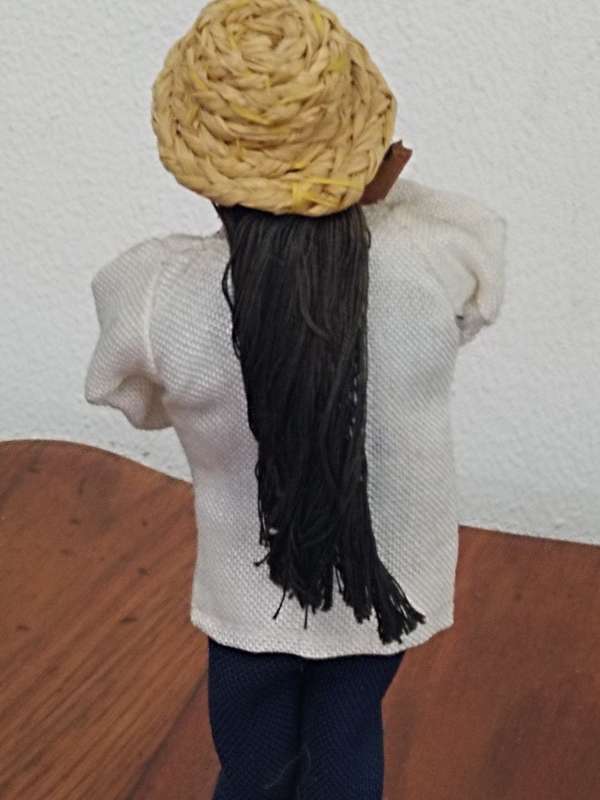 Vintage Folk Art Doll: Made in Israel