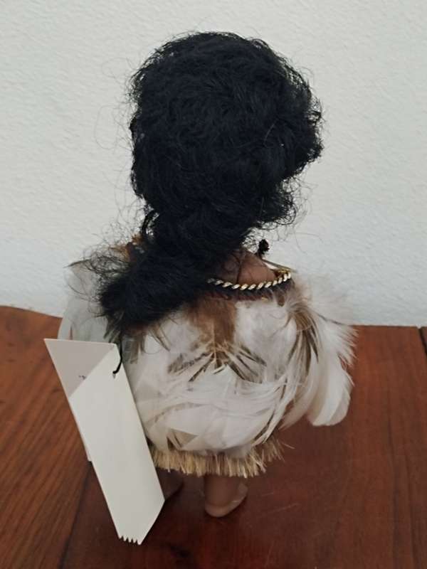 Vintage Folk Art Doll: New Zealand