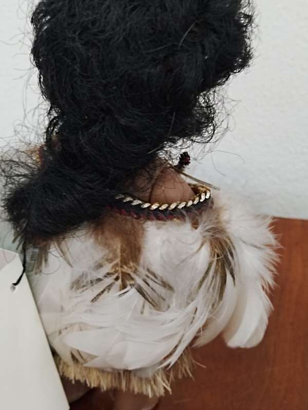 Vintage Folk Art Doll: New Zealand