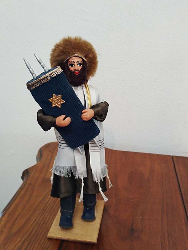 Vintage Folk Art Doll: Made in Israel