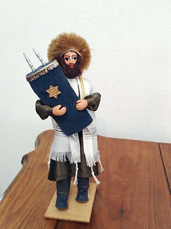 Vintage Folk Art Doll: Made in Israel