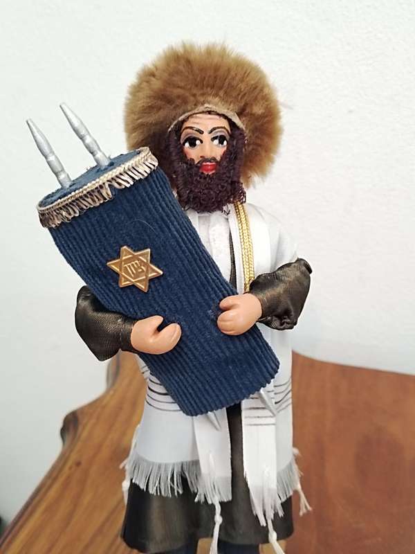 Vintage Folk Art Doll: Made in Israel