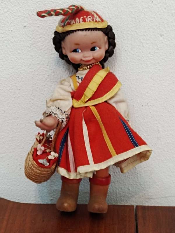 Vintage Folk Art Doll: Madeira