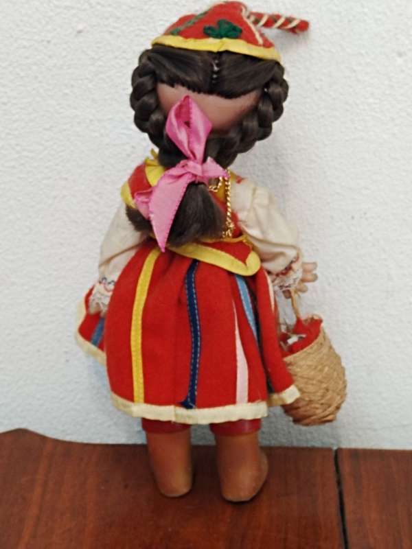 Vintage Folk Art Doll: Madeira