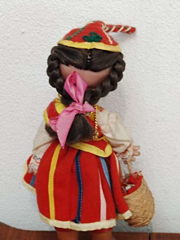 Vintage Folk Art Doll: Madeira