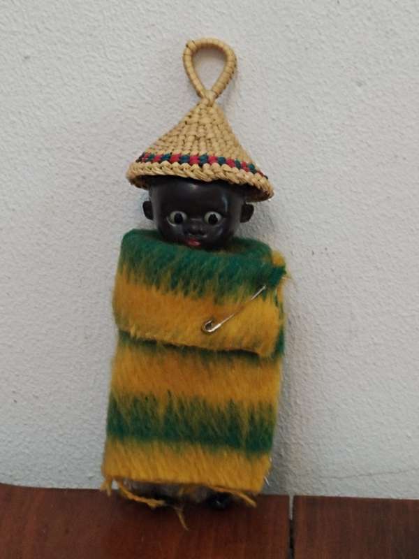 Vintage Folk Art Doll: Lesotho