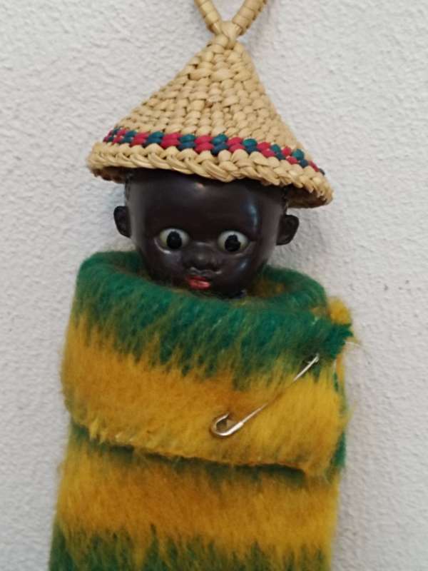 Vintage Folk Art Doll: Lesotho