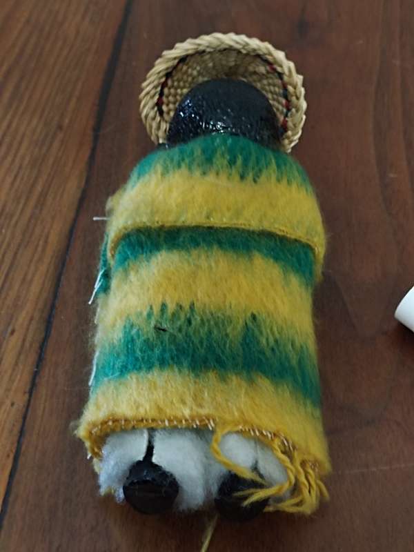Vintage Folk Art Doll: Lesotho