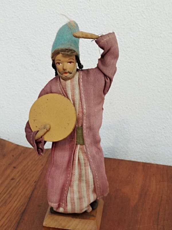 Vintage Folk Art Doll: Made in Israel