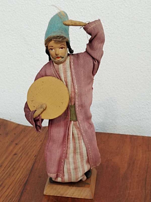 Vintage Folk Art Doll: Made in Israel