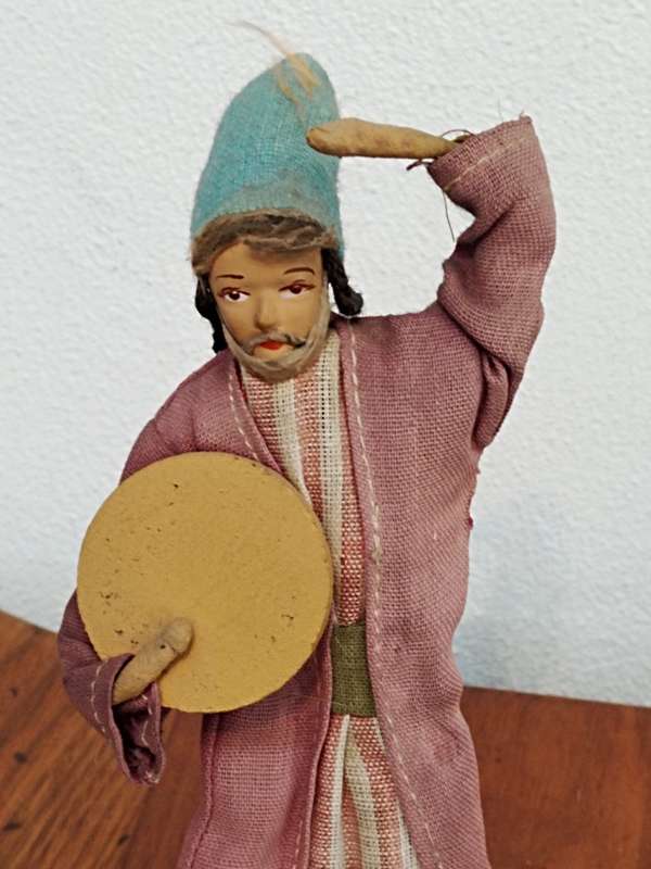 Vintage Folk Art Doll: Made in Israel