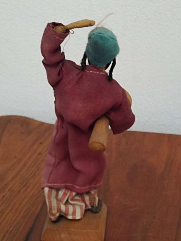 Vintage Folk Art Doll: Made in Israel