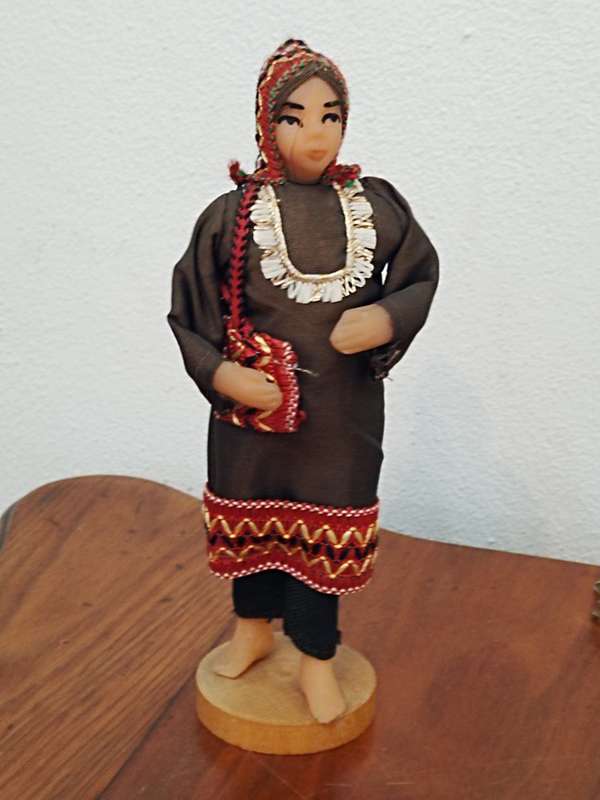 Vintage Folk Art Doll: