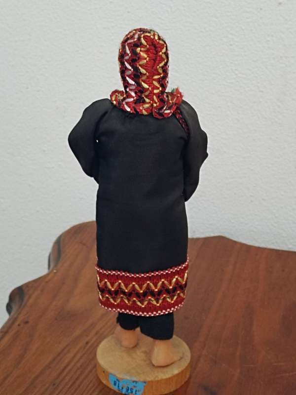 Vintage Folk Art Doll: