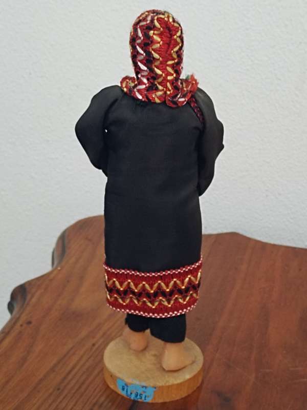Vintage Folk Art Doll: