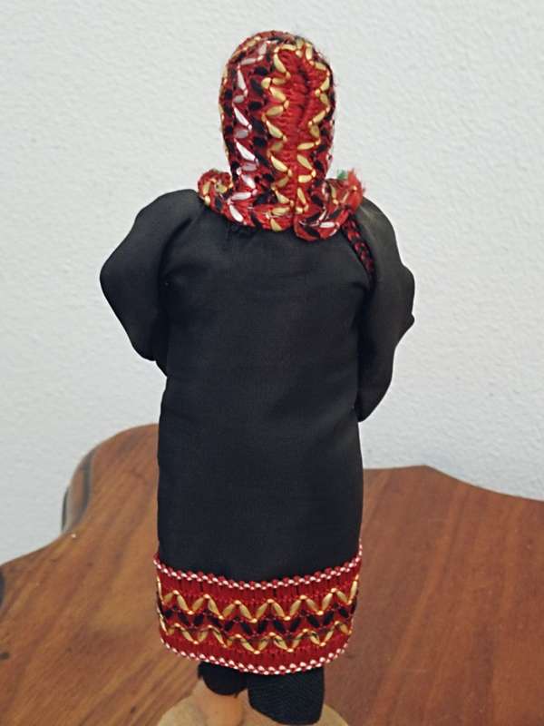 Vintage Folk Art Doll: