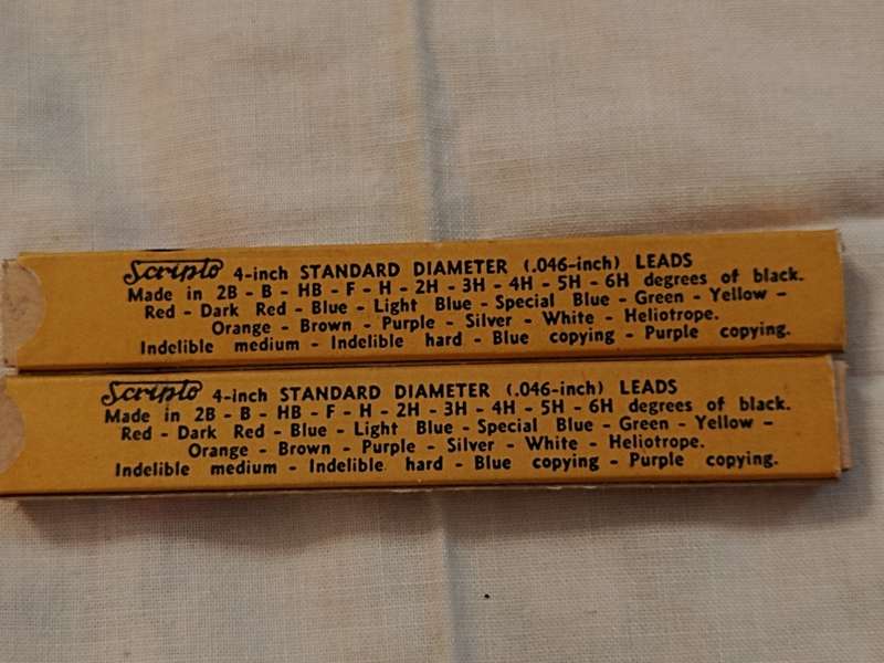Scripto Extra Long Medium black Long Leads