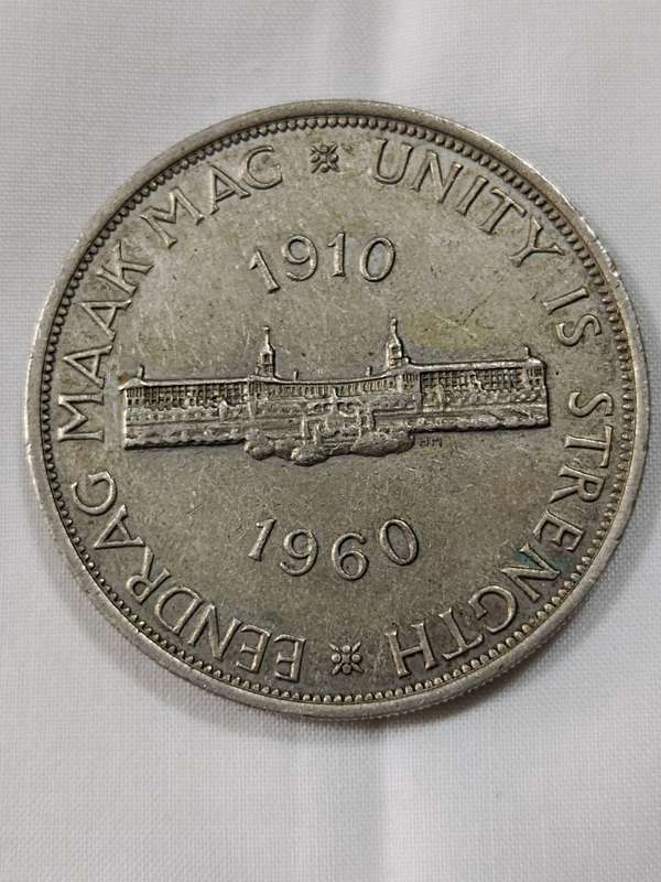 1910 1960 EENDRAG MAAK MAG UNITY IS STRENGTH 1960 SOUTH AFRICA SUID-AFRIKA