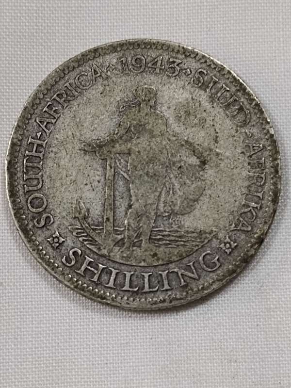 1943 Shilling Suid Afrika