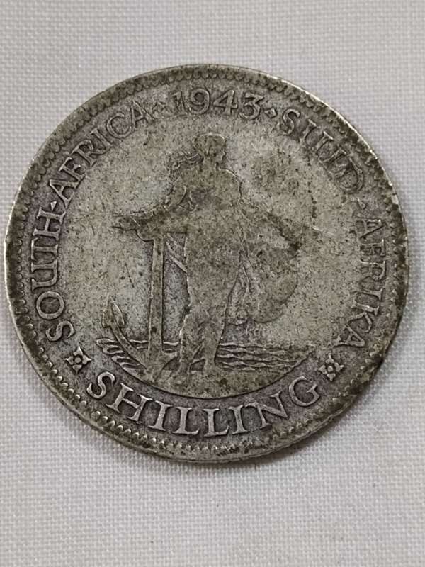 1943 Shilling Suid Afrika