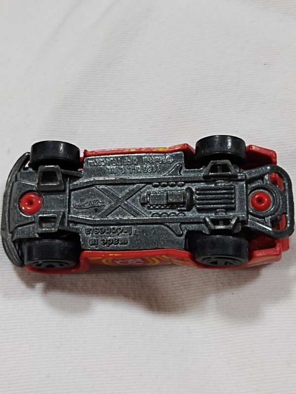 HOT WHEELS 50TH ANNIVERSARY `OFF TRACK` ~ RED WITH 50 LOGO ON SIDE