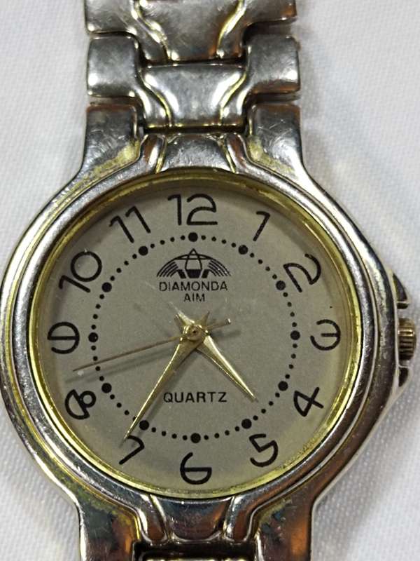 Mens Diamond Quartz watch