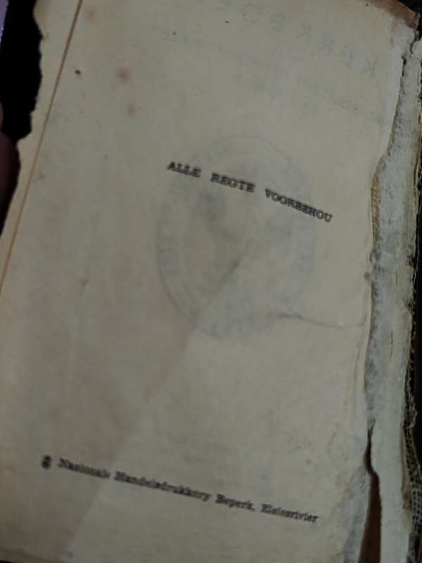 Psalms en Gesange. Kerk boek van die Nederduitsch Hervormde Kerk van Afrika
