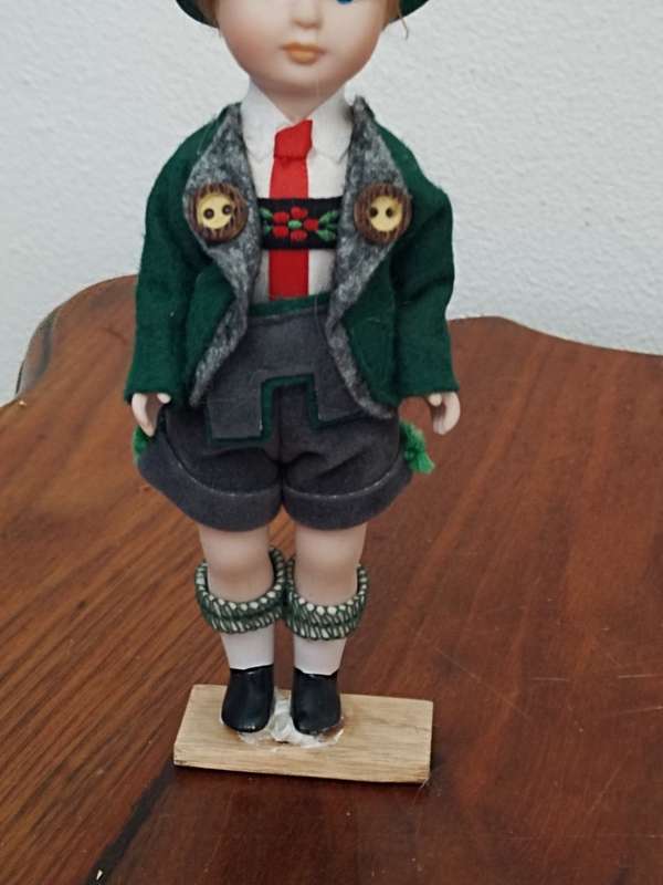 Vintage Folk Art Doll: German