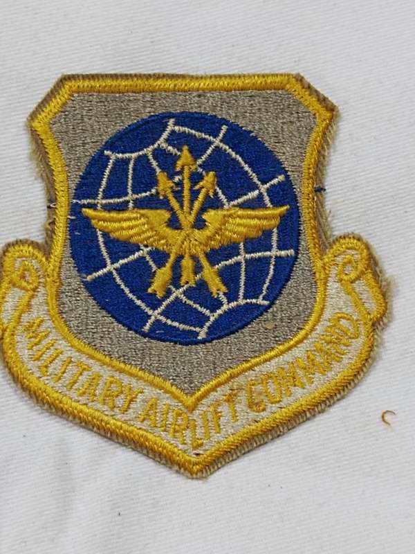 Vintage USAF US Air Force Military Airlift Command Patch Badge Insignia