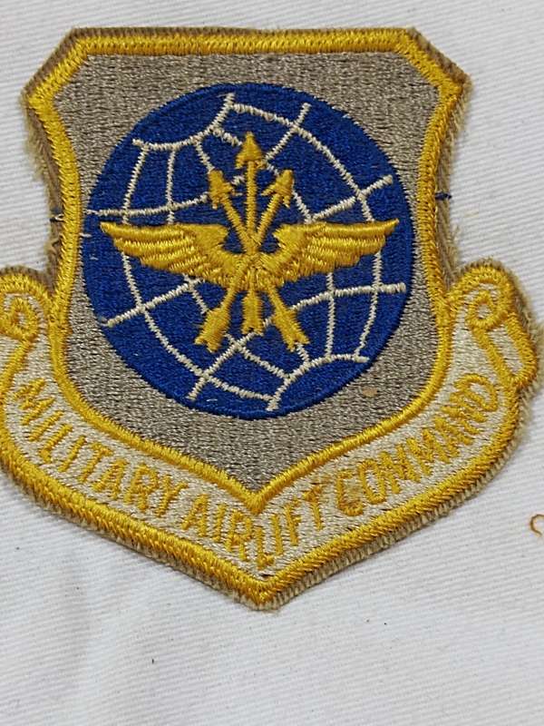 Vintage USAF US Air Force Military Airlift Command Patch Badge Insignia