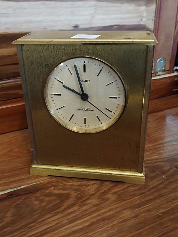 Seth Thomas Brass quart clock