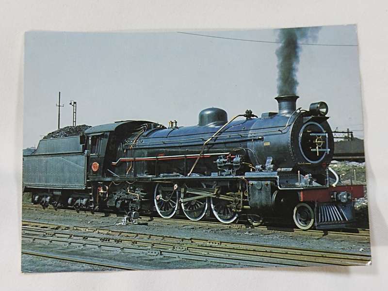A Class 15R Locomotive - An historical scene postcard