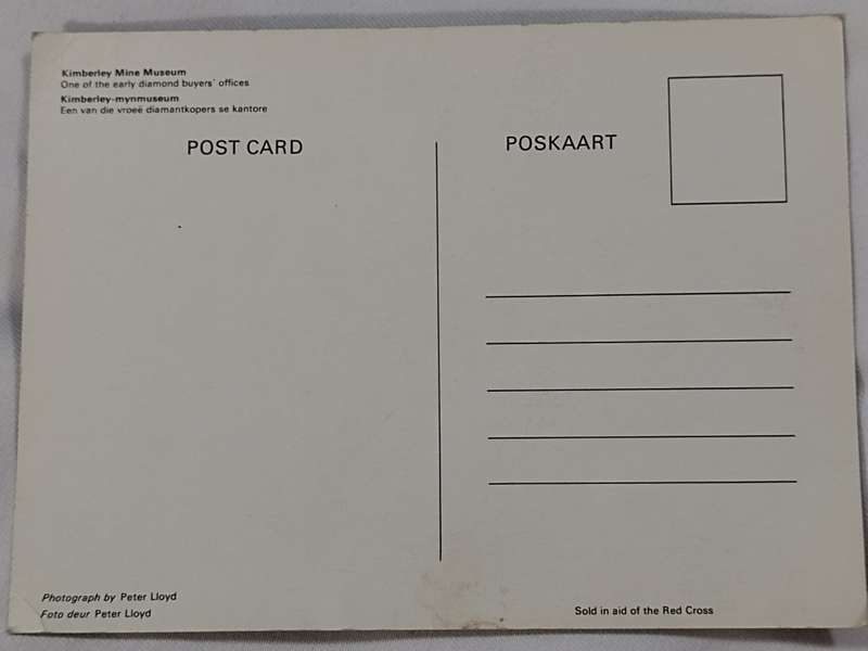 Kimerberley Mine Museum postcard