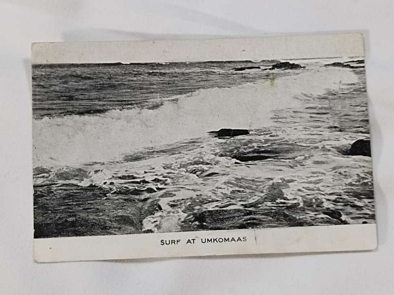 Surf at Umkomaas postcard