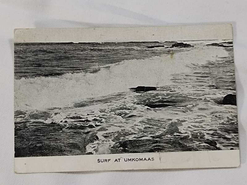 Surf at Umkomaas postcard
