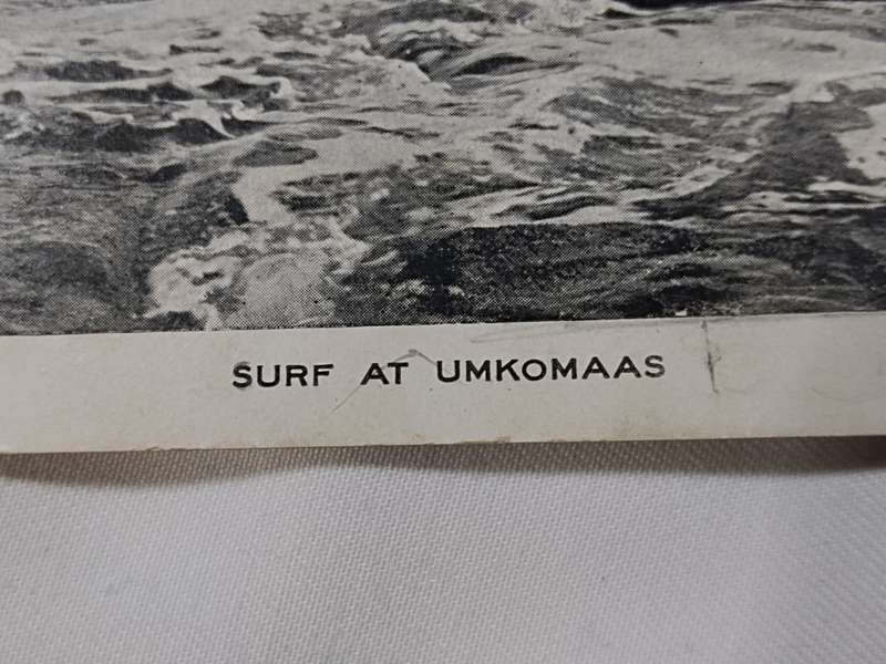 Surf at Umkomaas postcard